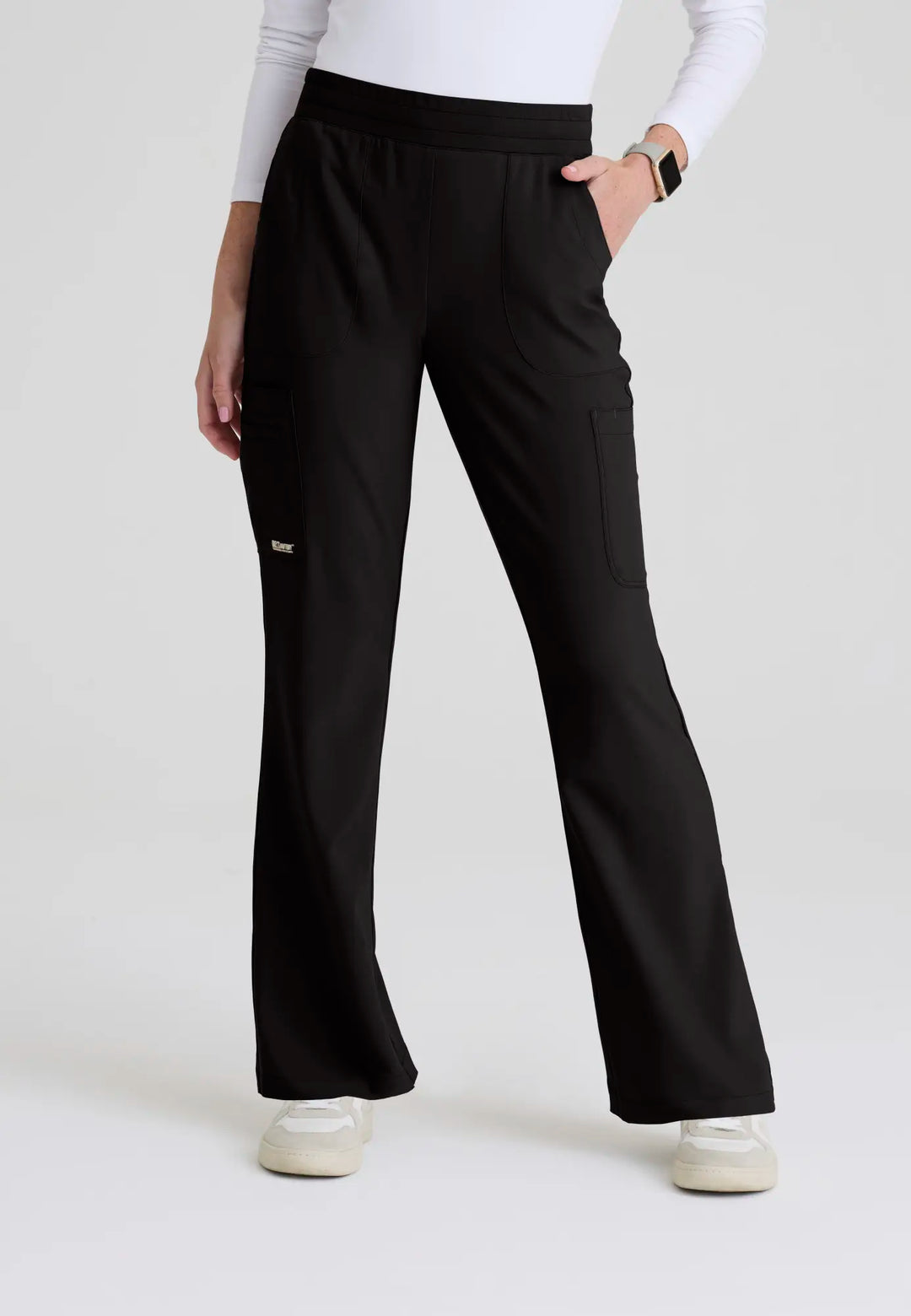 Grey's Anatomy by Barco Scrubs Women's Sky Pant Black | scrub-supply.com