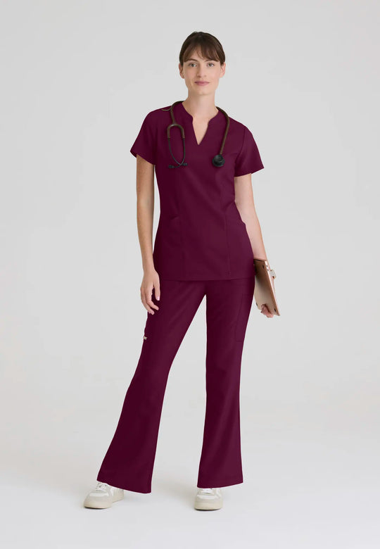 Grey's Anatomy by Barco Scrubs Women's Sky Pant Wine | scrub-supply.com
