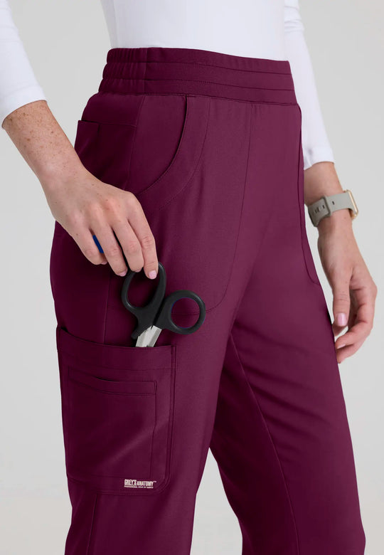 Grey's Anatomy by Barco Scrubs Women's Sky Pant Wine | scrub-supply.com