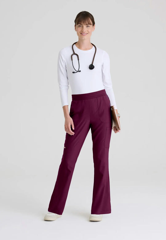 Grey's Anatomy by Barco Scrubs Women's Sky Pant Wine | scrub-supply.com