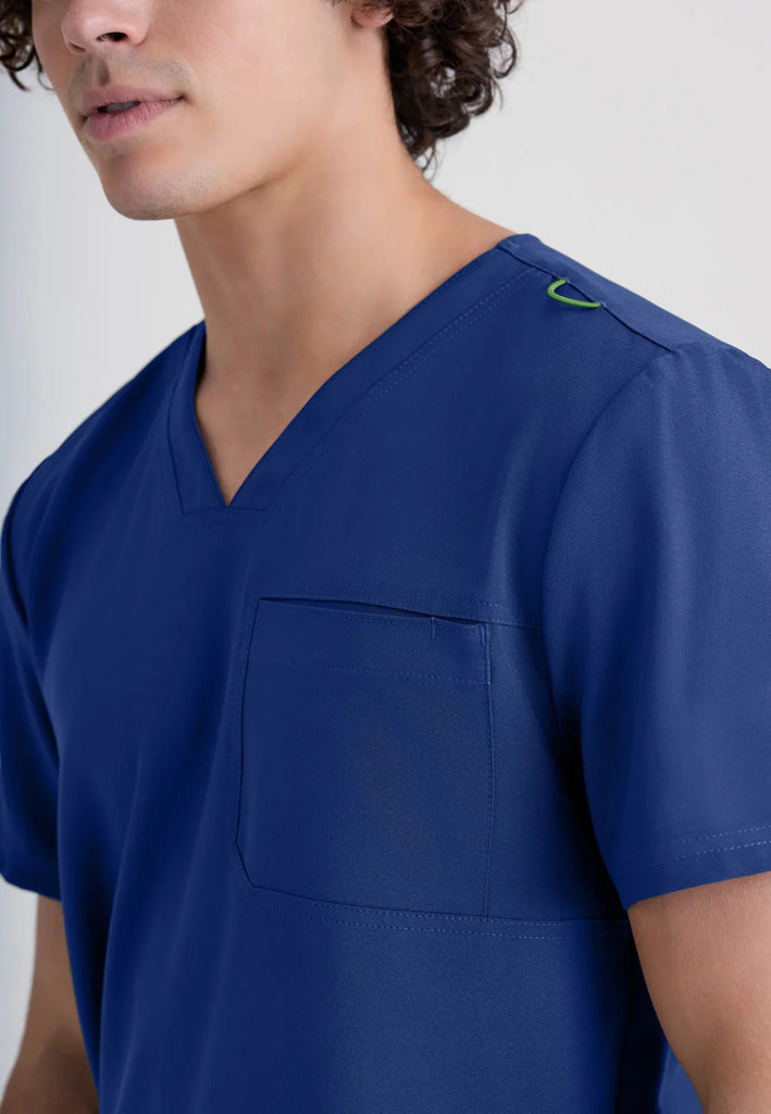 Barco Scrubs Men's Journey Top Indigo | scrub-supply.com