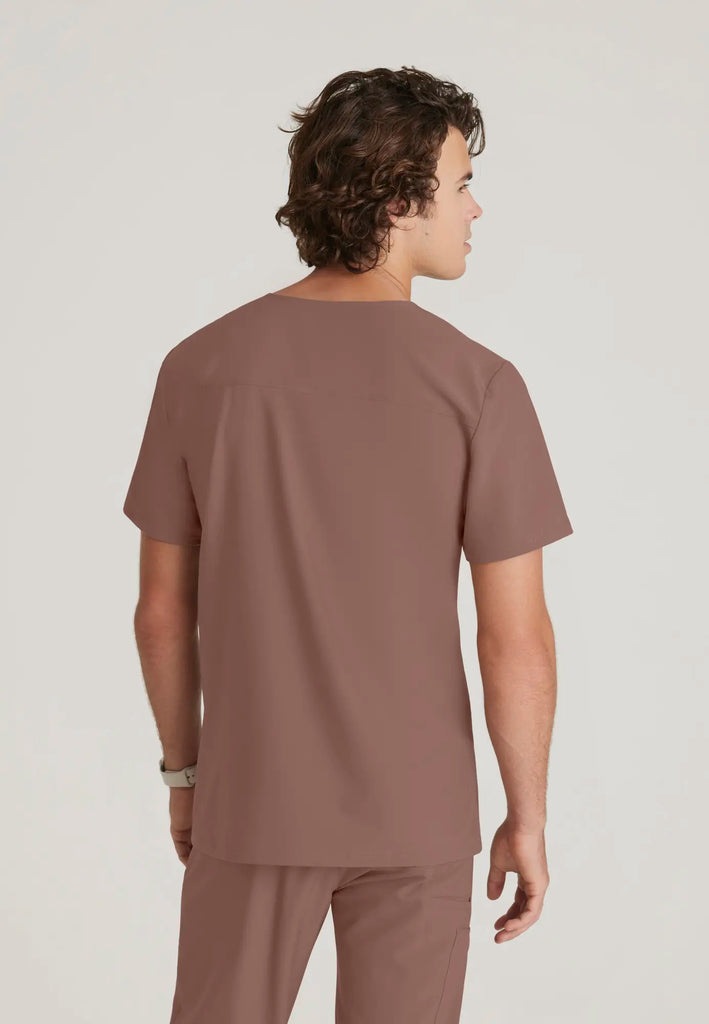 Barco Scrubs Men's Journey Top Driftwood | scrub-supply.com