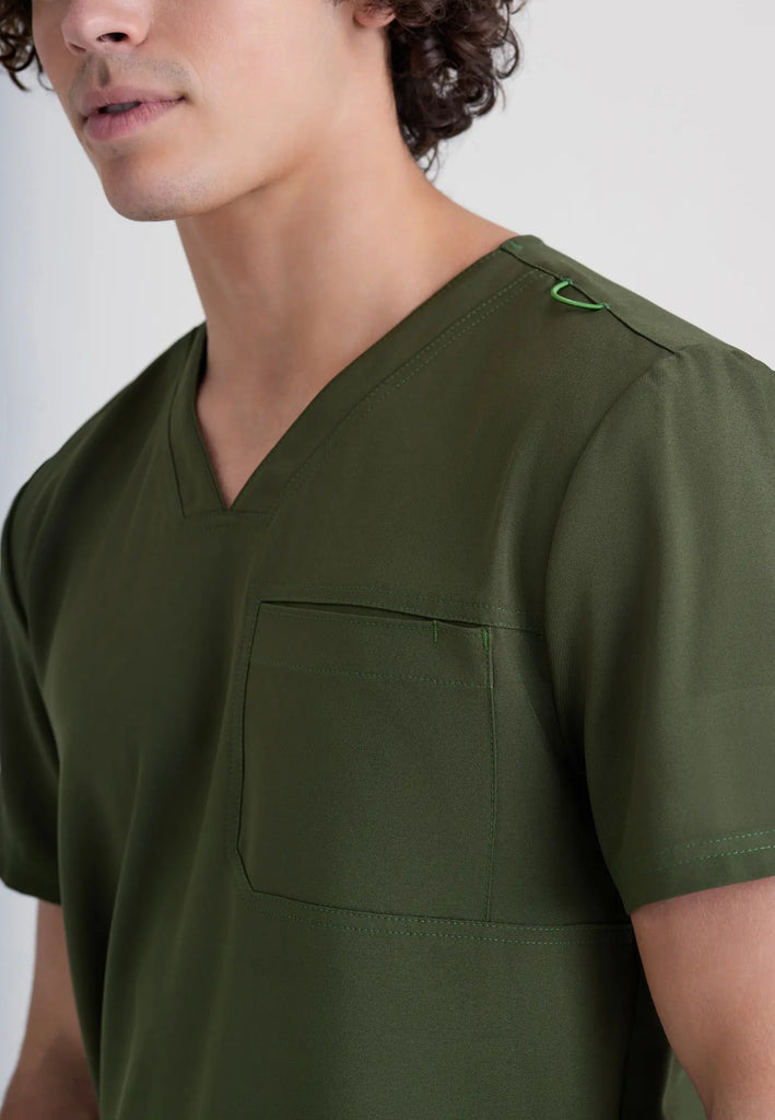 Barco Scrubs Men's Journey Top Fern | scrub-supply.com