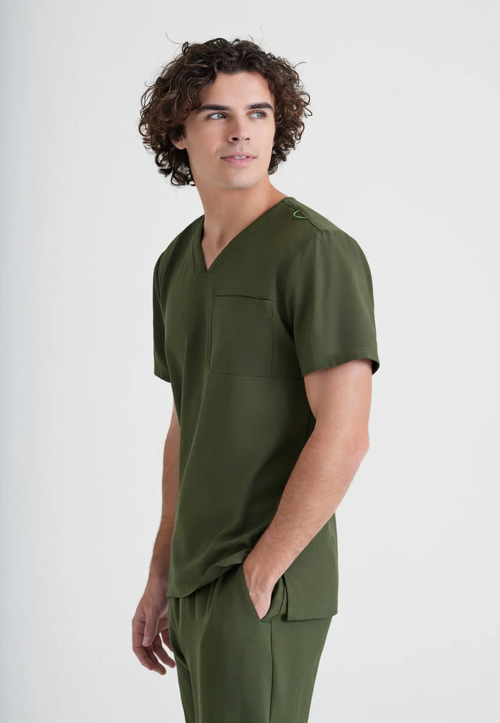 Barco Scrubs Men's Journey Top Fern | scrub-supply.com