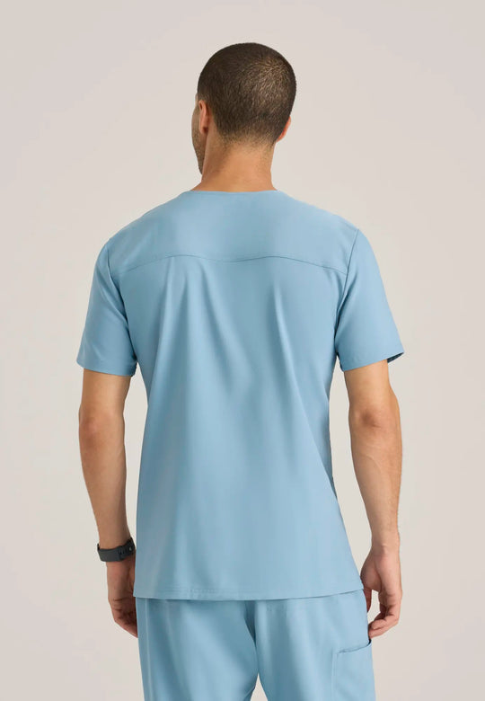 Grey's Anatomy by Barco Scrubs Men's Journey Top Ocean Mist | scrub-supply.com