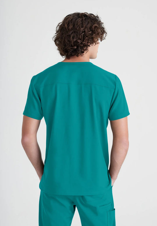Barco Scrubs Men's Journey Top Teal | scrub-supply.com