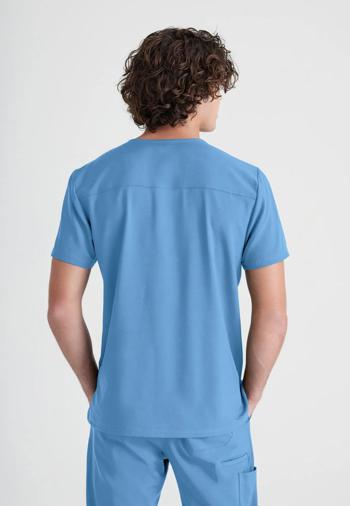 Barco Scrubs Men's Journey Top Ceil Blue | scrub-supply.com