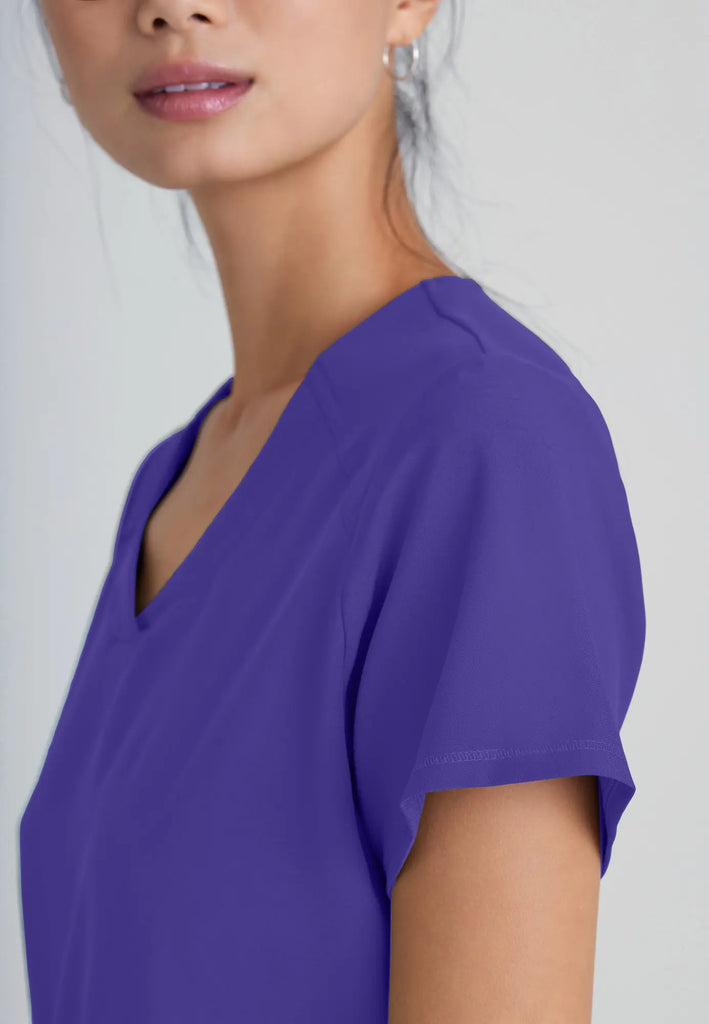 Barco Scrubs Women's Rhythm Top New Grape | scrub-supply.com