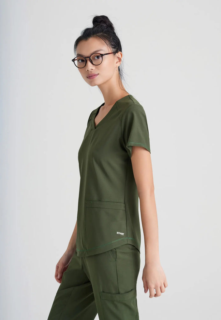 Barco Scrubs Women's Rhythm Top Fern | scrub-supply.com