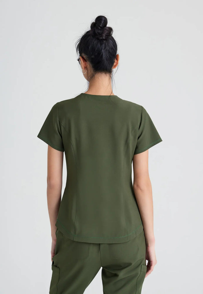 Barco Scrubs Women's Rhythm Top Fern | scrub-supply.com