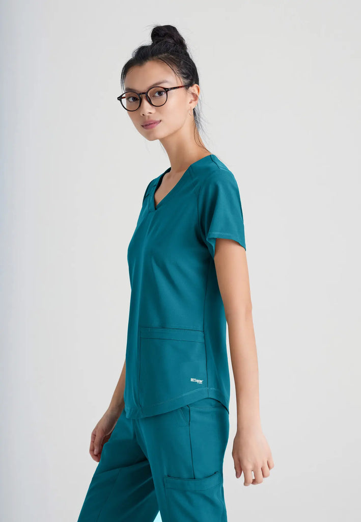 Barco Scrubs Women's Rhythm Top Bahama | scrub-supply.com