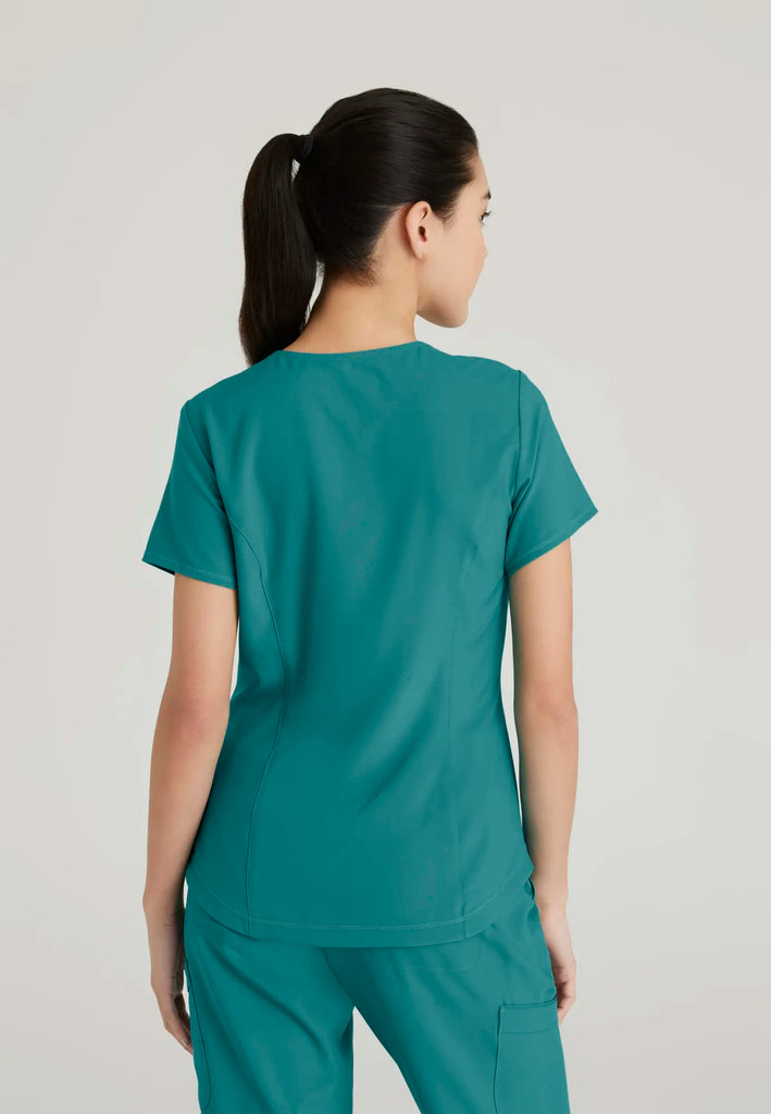 Barco Scrubs Women's Rhythm Top Teal | scrub-supply.com