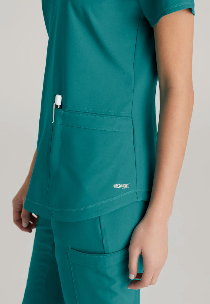 Barco Scrubs Women's Rhythm Top Teal | scrub-supply.com