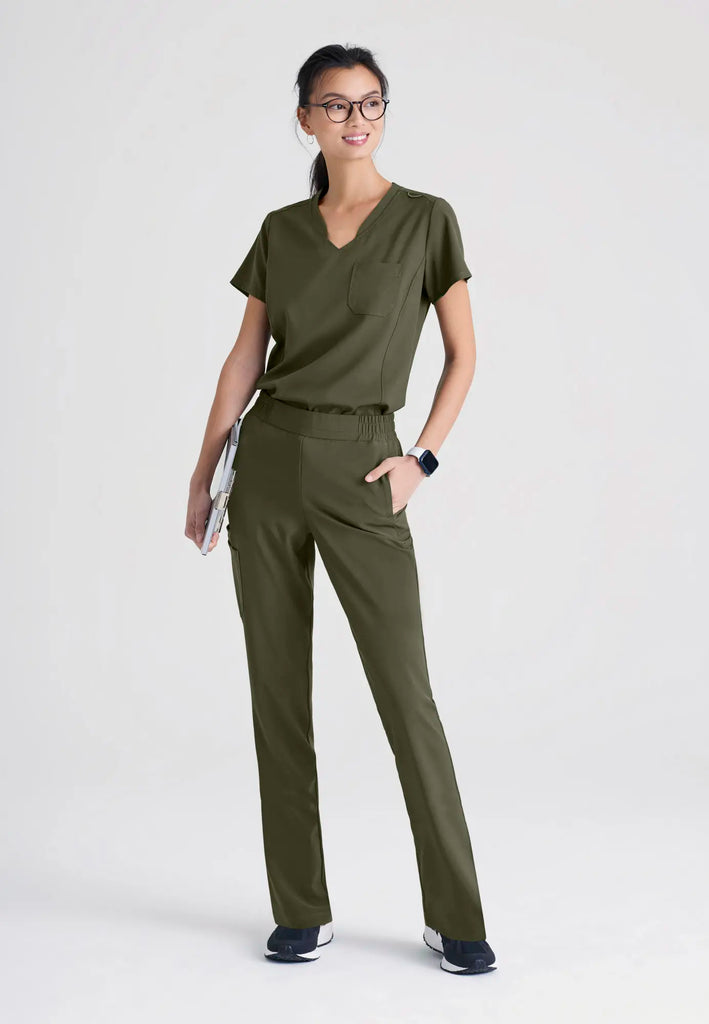 Barco Scrubs Women's Sway Tuck-In Top Fern | scrub-supply.com