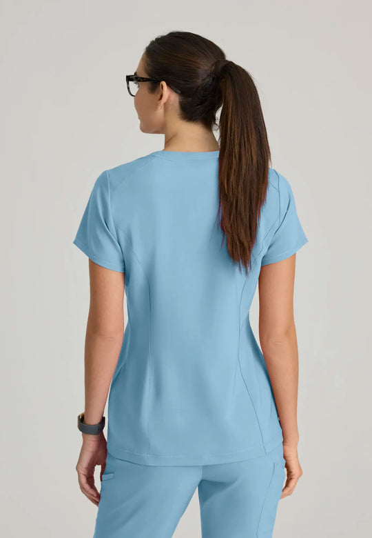 Grey's Anatomy by Barco Scrubs Women's Sway Tuck-In Top Ocean Mist | scrub-supply.com