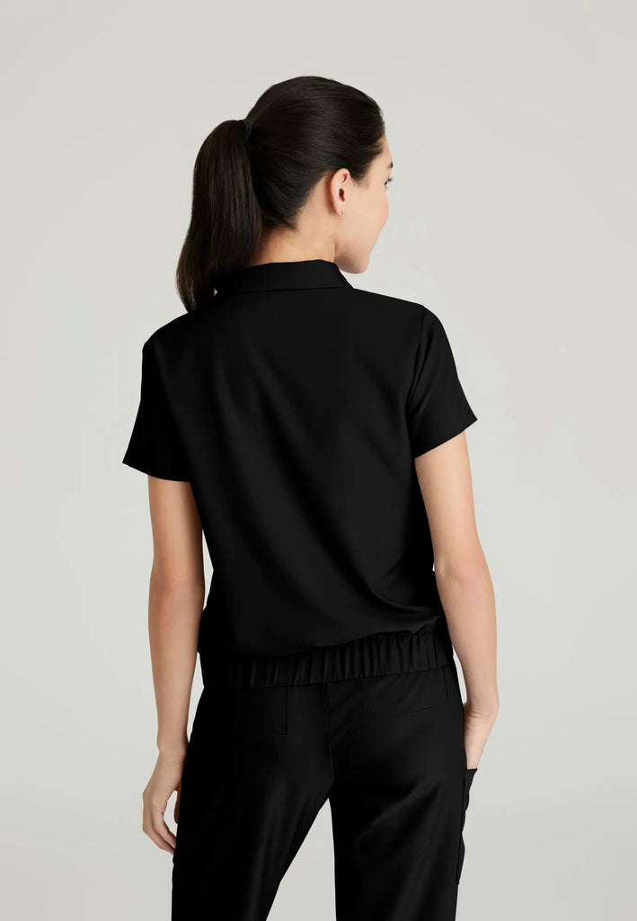 Barco Scrubs Women's Perseverance Top Black | scrub-supply.com