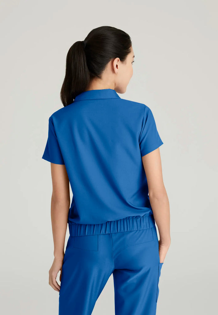 Barco Scrubs Women's Perseverance Top New Royal | scrub-supply.com