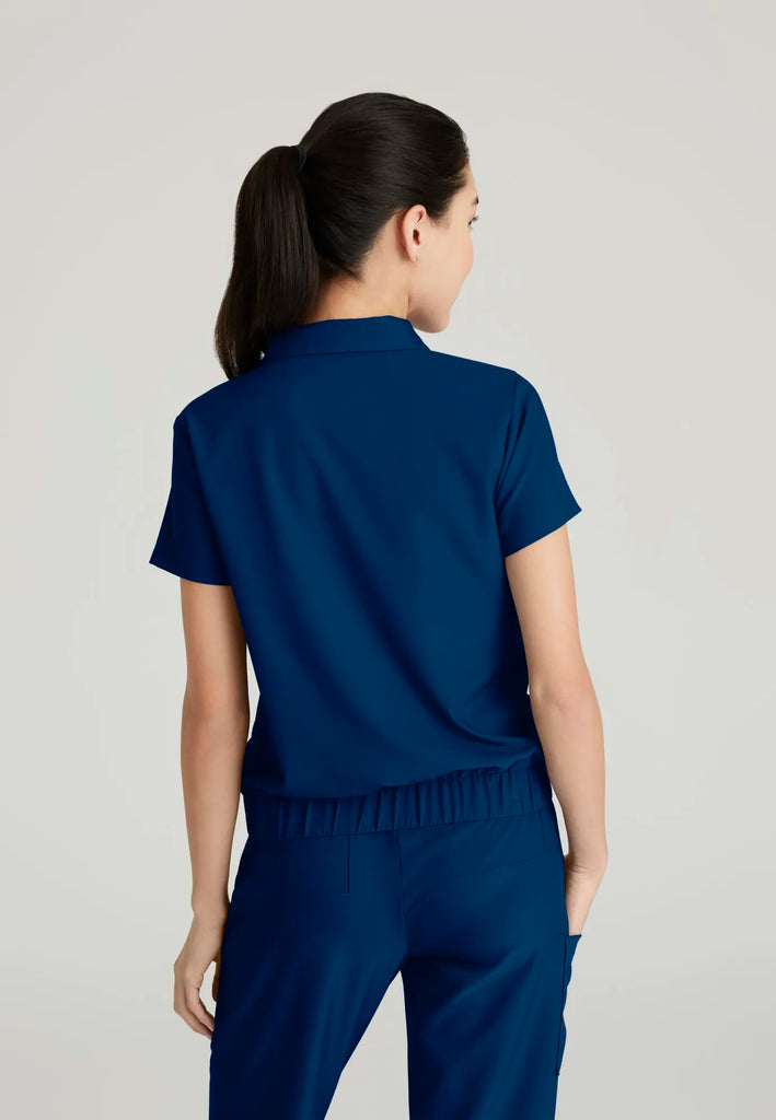 Barco Scrubs Women's Perseverance Top Indigo | scrub-supply.com