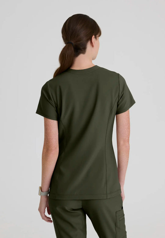 Grey's Anatomy by Barco Scrubs Women's Sky Top Fern | scrub-supply.com
