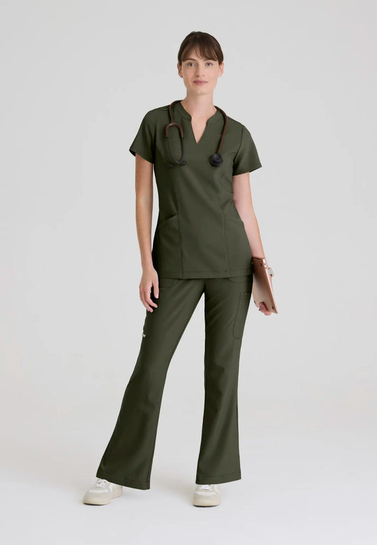 Grey's Anatomy by Barco Scrubs Women's Sky Top Fern | scrub-supply.com