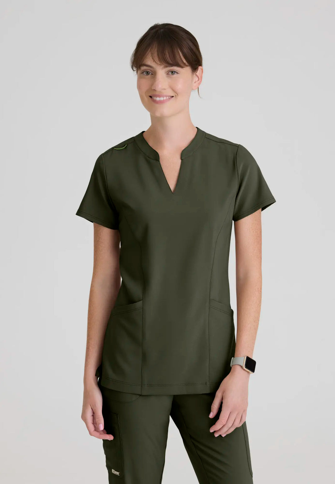 Grey's Anatomy by Barco Scrubs Women's Sky Top Fern | scrub-supply.com