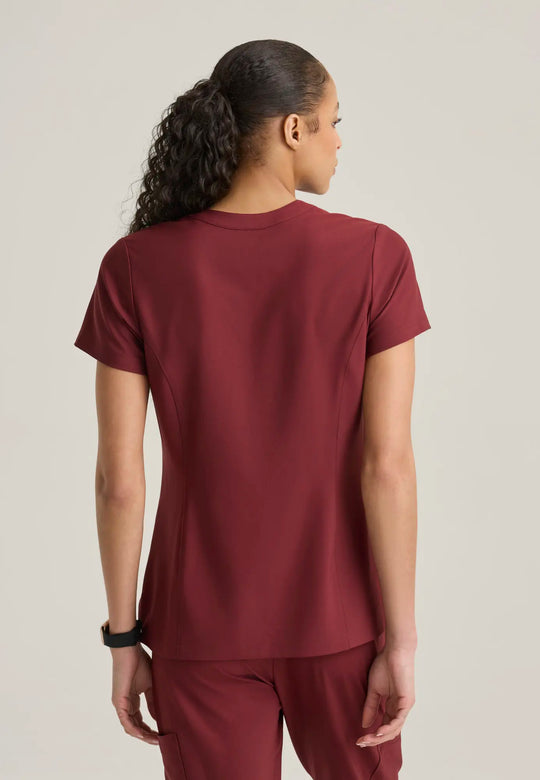 Grey's Anatomy by Barco Scrubs Women's Sky Top Chestnut | scrub-supply.com