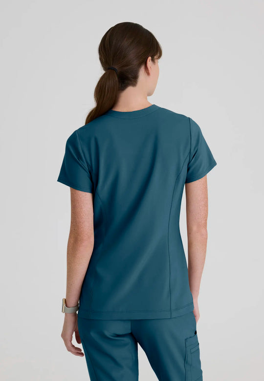 Grey's Anatomy by Barco Scrubs Women's Sky Top Bahama | scrub-supply.com