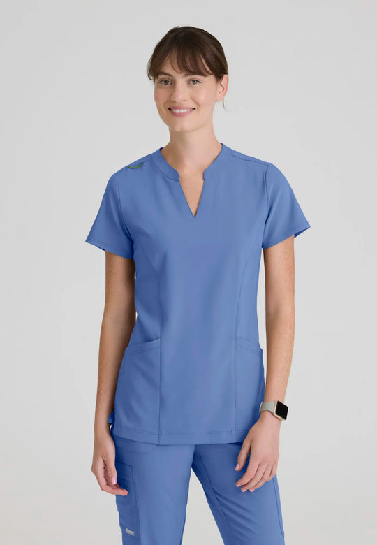 Grey's Anatomy by Barco Scrubs Women's Sky Top Ceil Blue | scrub-supply.com