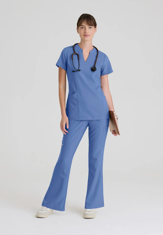 Grey's Anatomy by Barco Scrubs Women's Sky Top Ceil Blue | scrub-supply.com