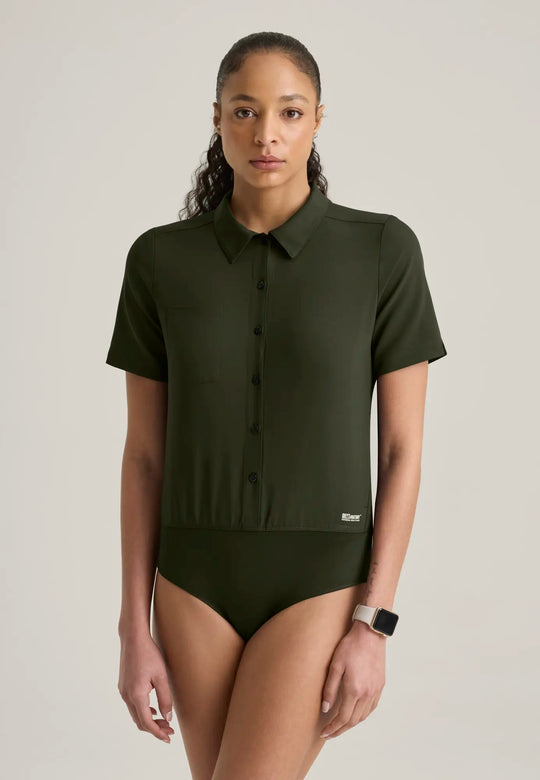 Grey's Anatomy by Barco Scrubs Women's Terran Bodysuit Fern | scrub-supply.com