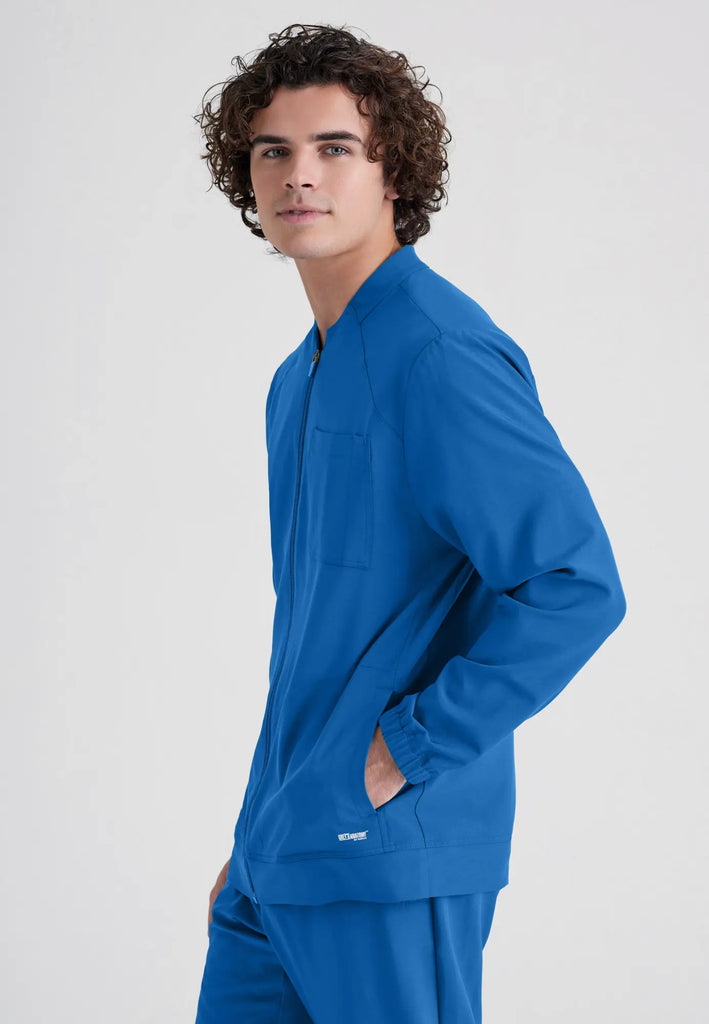 Barco Scrubs Men's Cycle Warm-Up New Royal | scrub-supply.com