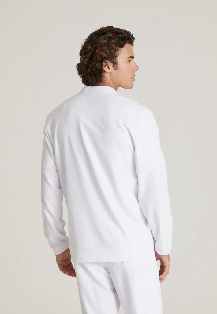 Barco Scrubs Men's Cycle Warm-Up White | scrub-supply.com