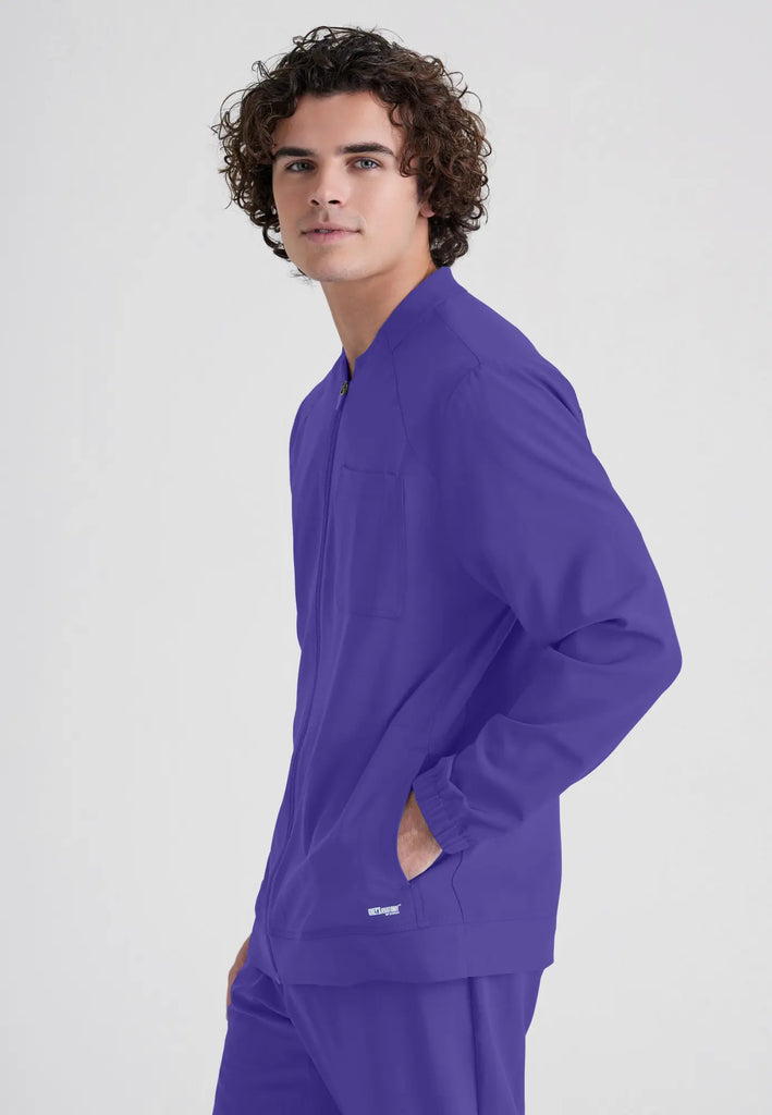 Barco Scrubs Men's Cycle Warm-Up New Grape | scrub-supply.com