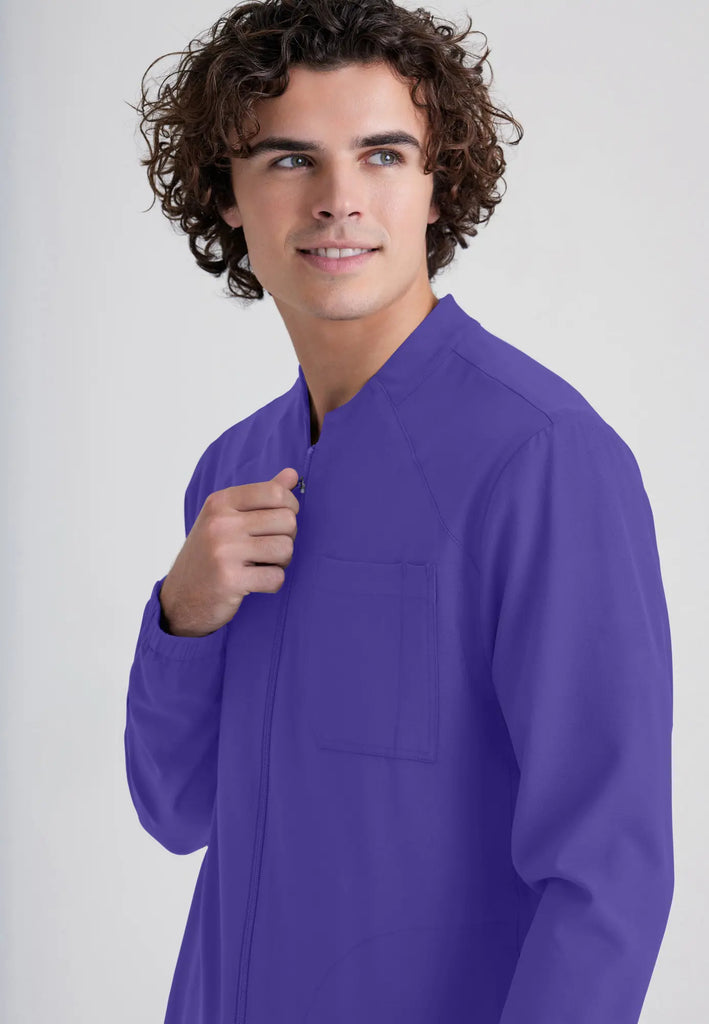 Barco Scrubs Men's Cycle Warm-Up New Grape | scrub-supply.com