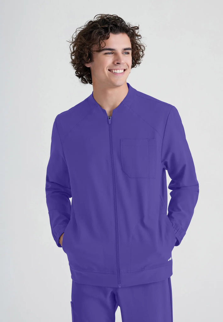 Barco Scrubs Men's Cycle Warm-Up New Grape | scrub-supply.com