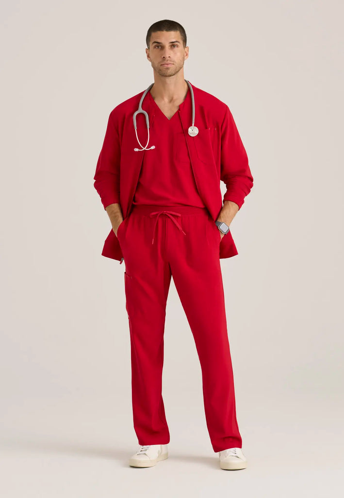 Barco Scrubs Men's Cycle Warm-Up True Red | scrub-supply.com