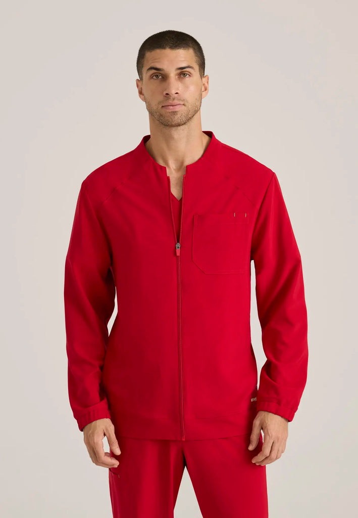 Barco Scrubs Men's Cycle Warm-Up True Red | scrub-supply.com