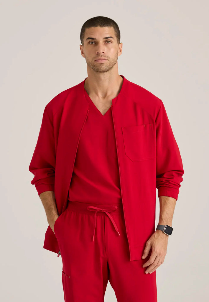 Barco Scrubs Men's Cycle Warm-Up True Red | scrub-supply.com