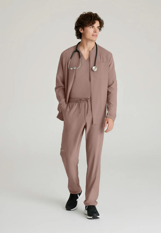 Grey's Anatomy by Barco Scrubs Men's Cycle Warm-Up Driftwood | scrub-supply.com