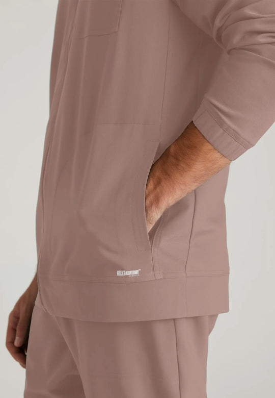 Grey's Anatomy by Barco Scrubs Men's Cycle Warm-Up Driftwood | scrub-supply.com