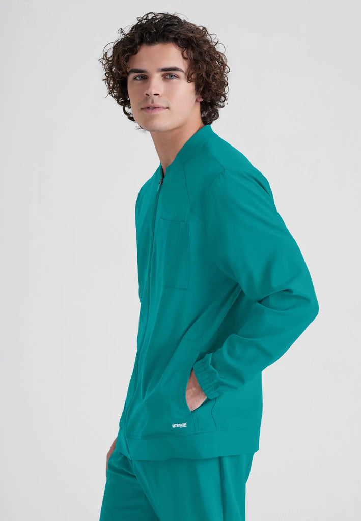 Barco Scrubs Men's Cycle Warm-Up Teal | scrub-supply.com