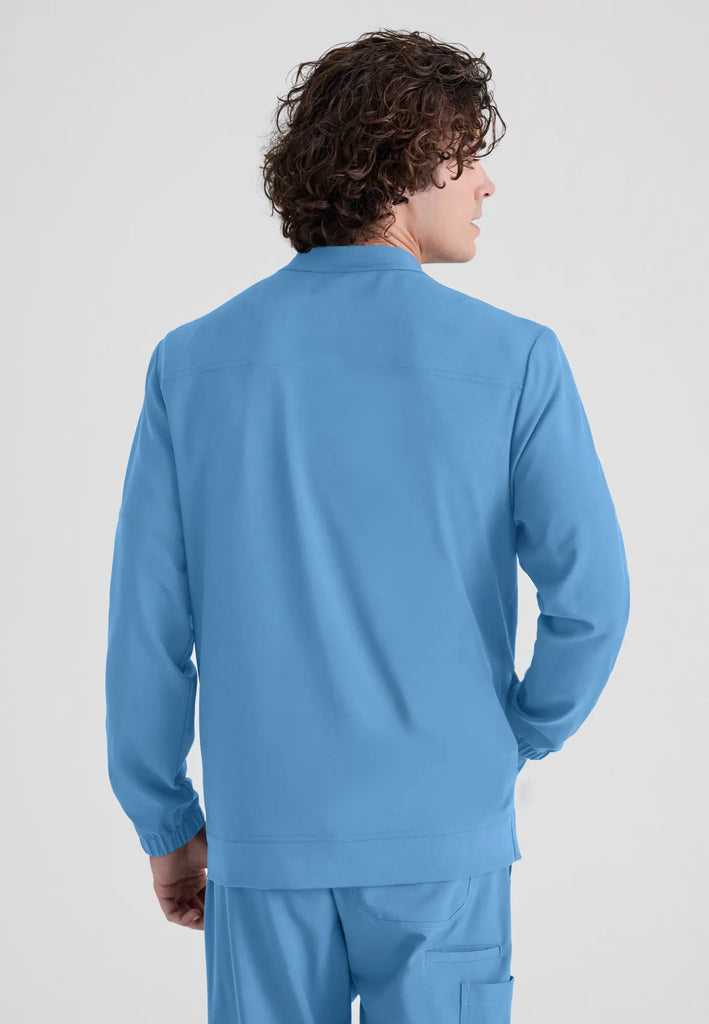 Barco Scrubs Men's Cycle Warm-Up Ceil Blue | scrub-supply.com