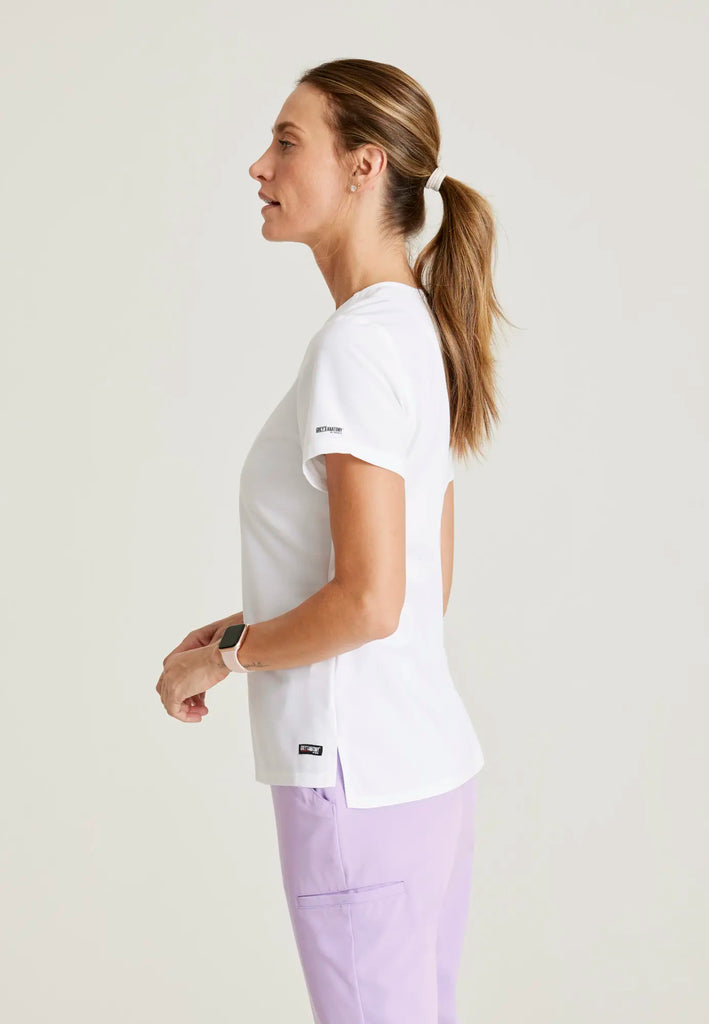 Barco Scrubs Women's Bree Top White | scrub-supply.com