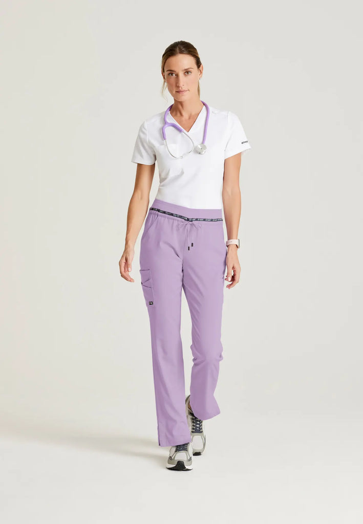 Barco Scrubs Women's Bree Top White | scrub-supply.com