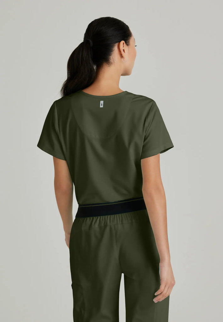 Barco Scrubs Women's Bree Top Olive | scrub-supply.com