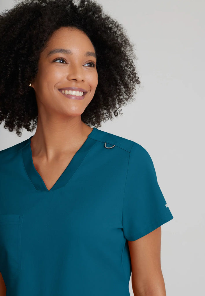 Barco Scrubs Women's Bree Top Bahama | scrub-supply.com