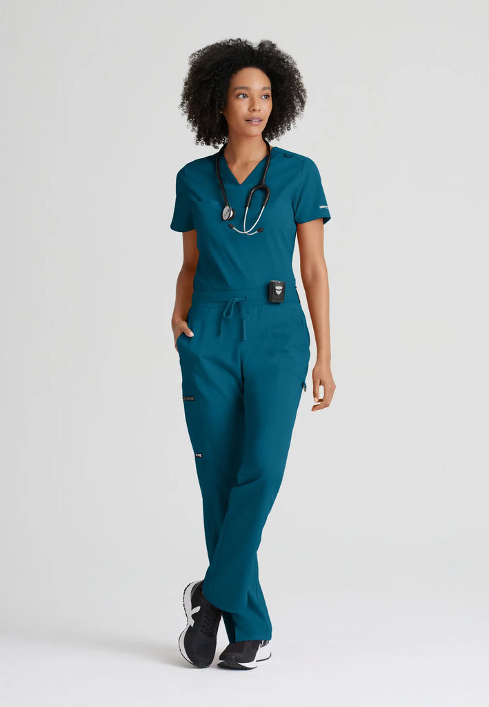 Barco Scrubs Women's Bree Top Bahama | scrub-supply.com