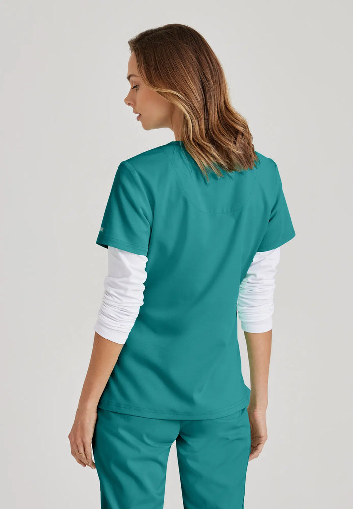 Barco Scrubs Women's Bree Top Teal | scrub-supply.com