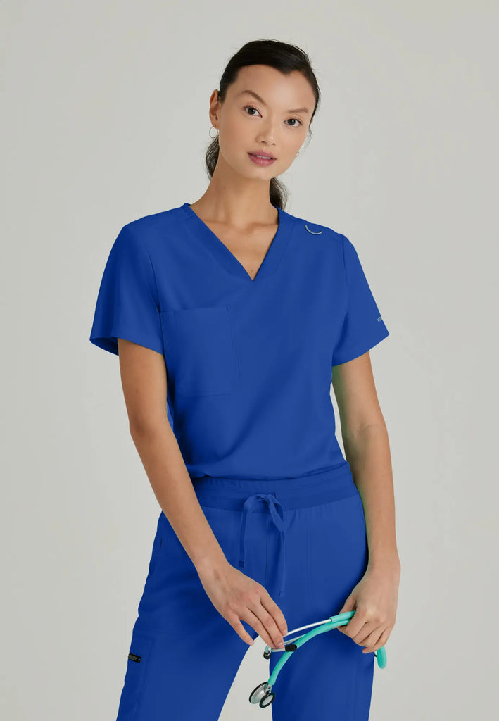 Barco Scrubs Women's Bree Top Galaxy | scrub-supply.com