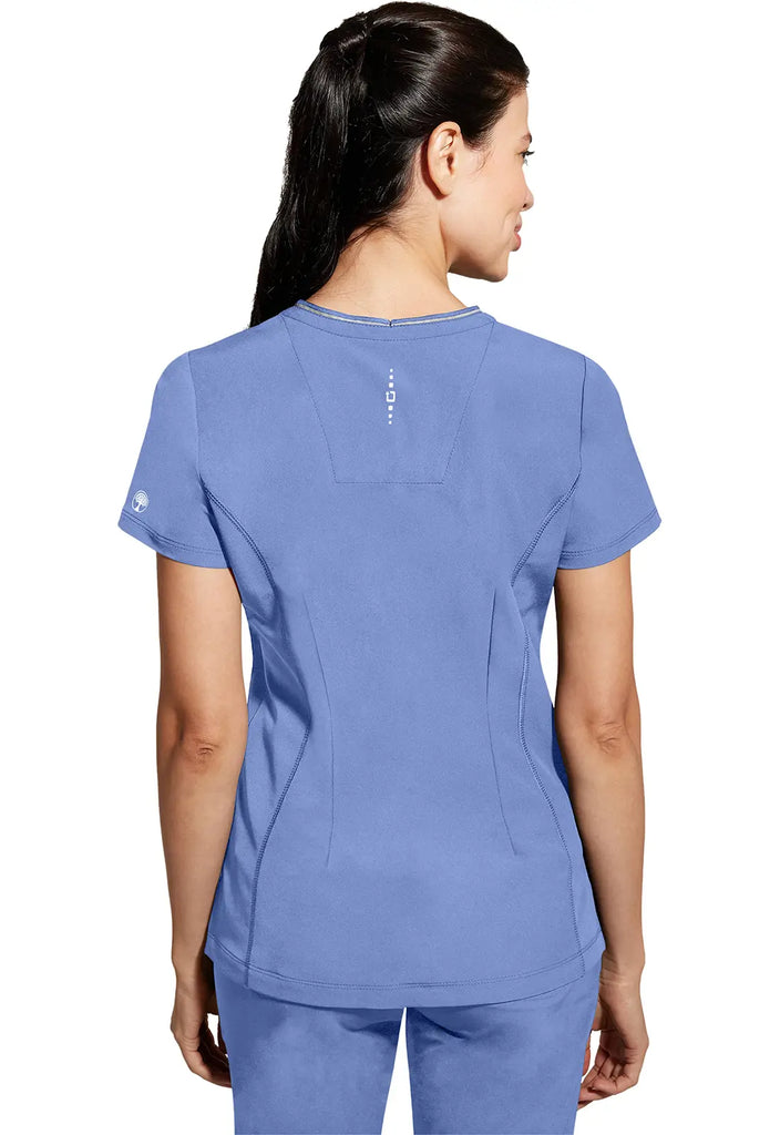 Healing Hands Scrubs Women's Sonia Top Ceil Blue | scrub-supply.com